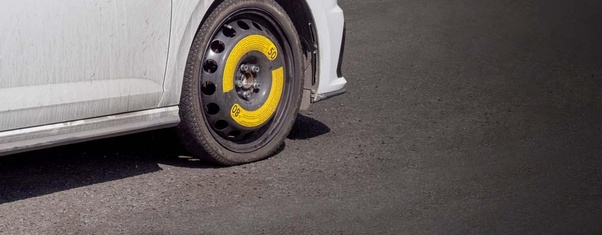 Can You Put A Donut Spare Tire On The Front Of A Car?