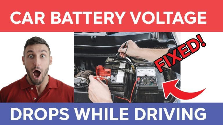 Car Battery Voltage Drops While Driving: 5 Reasons Why