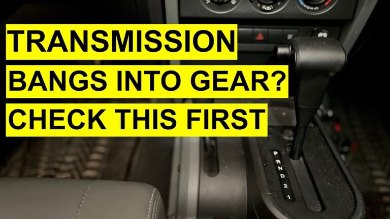 Car Jerks When Shifting From Reverse To Drive: Causes And Fixes