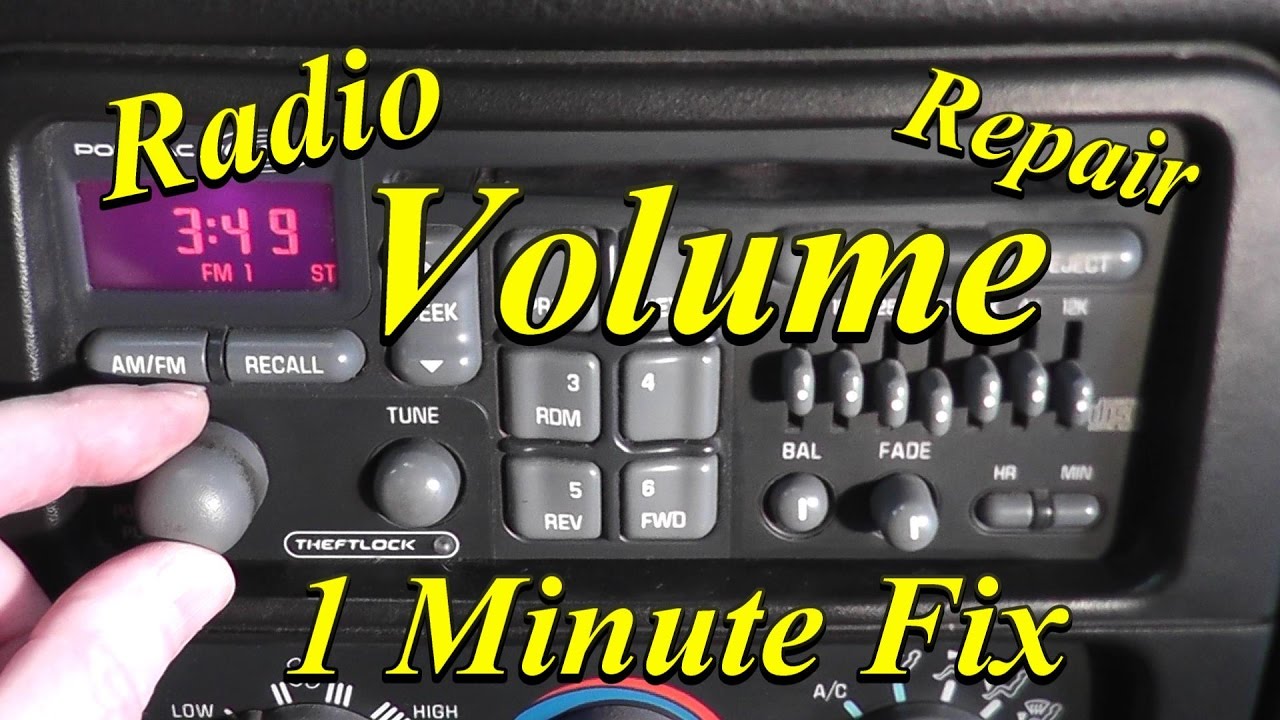 Car Radio Volume Knob Not Working: Causes And Fixes