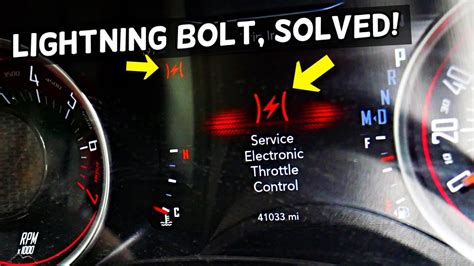 Decoding the Lightning Bolt Symbol: Understanding Electronic Throttle Control