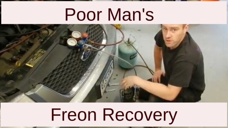 Removing Freon from Car Without Recovery Machine: How-To