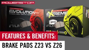 Differences between Power Stop Z23 And Z26 Brake Pads?