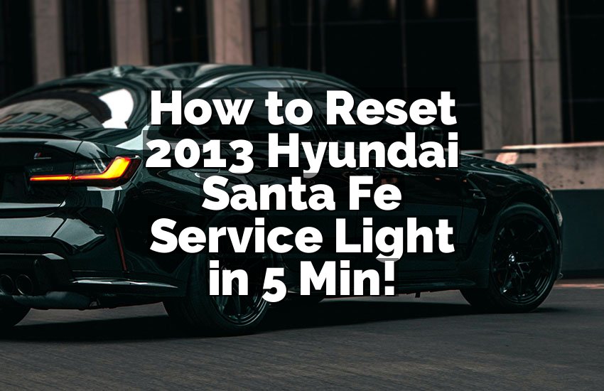How to Reset 2013 Hyundai Santa Fe Service Light in 5 Min!