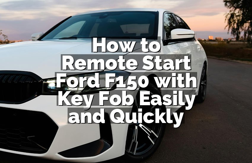 How to Remote Start Ford F150 with Key Fob Easily and Quickly