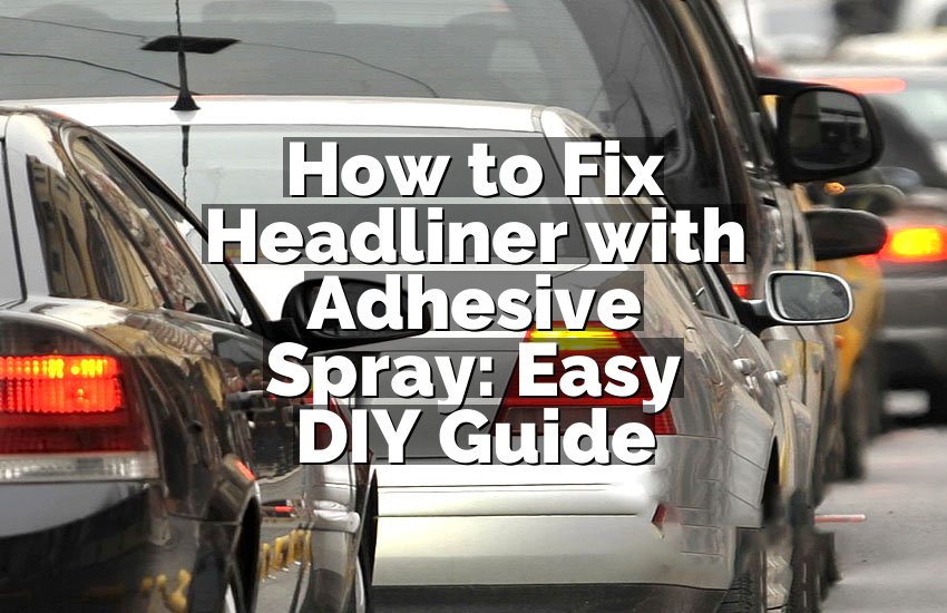 How to Fix Headliner with Adhesive Spray: Easy DIY Guide