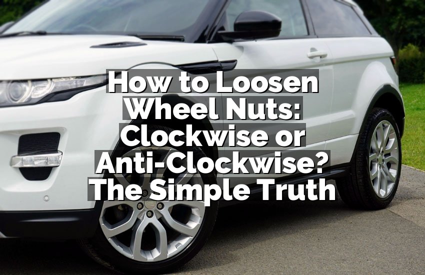 How to Loosen Wheel Nuts: Clockwise or Anti-Clockwise? The Simple Truth