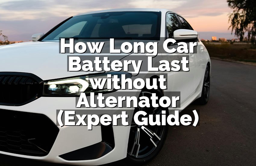 How Long Car Battery Last without Alternator (Expert Guide)