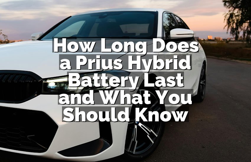 How Long Does a Prius Hybrid Battery Last and What You Should Know