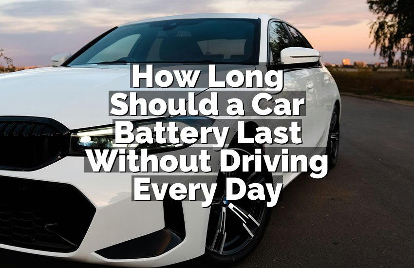 How Long Should a Car Battery Last Without Driving Every Day