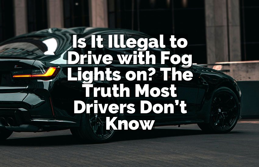 Is It Illegal to Drive with Fog Lights on? The Truth Most Drivers Don’t Know