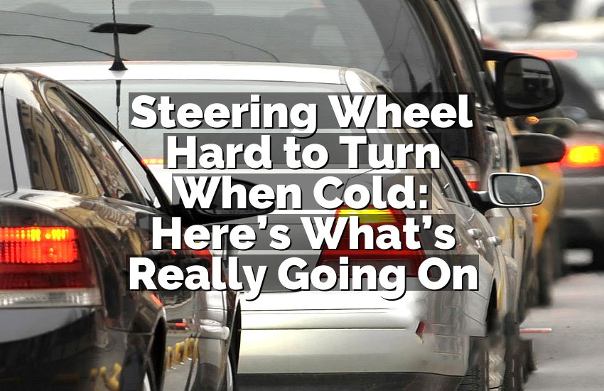 Steering Wheel Hard to Turn When Cold: Here’s What’s Really Going On