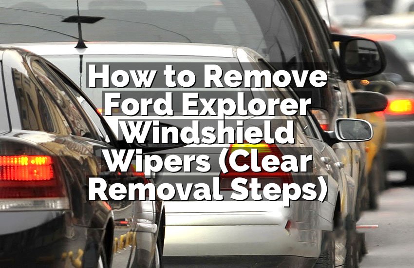 How to Remove Ford Explorer Windshield Wipers (Clear Removal Steps)