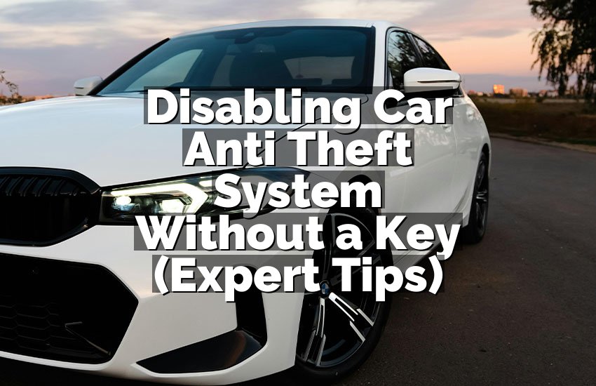 Disabling Car Anti Theft System Without a Key (Expert Tips)