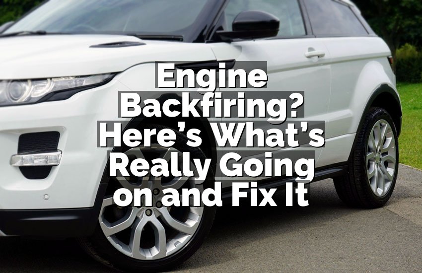 Engine Backfiring? Here’s What’s Really Going on and Fix It