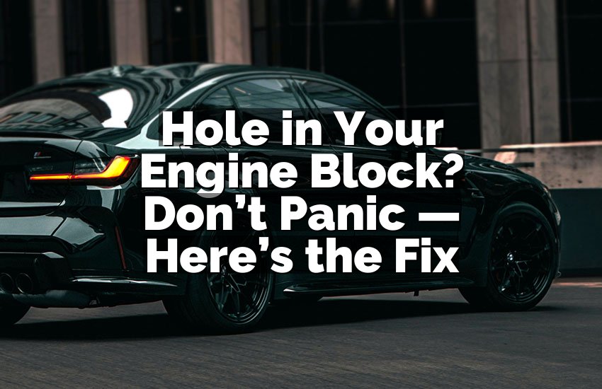 Hole in Your Engine Block? Don’t Panic — Here’s the Fix