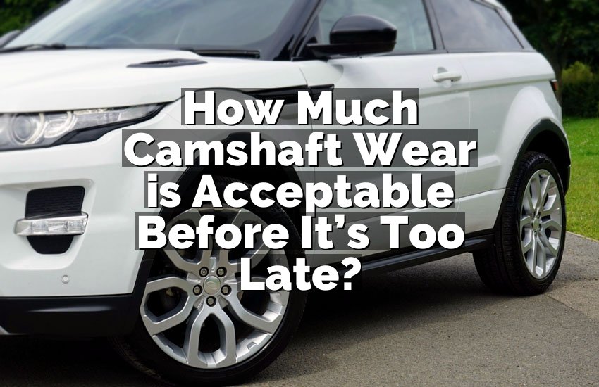 How Much Camshaft Wear is Acceptable Before It’s Too Late?