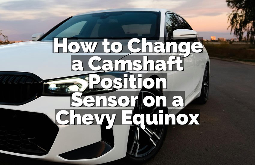 How to Change a Camshaft Position Sensor on a Chevy Equinox