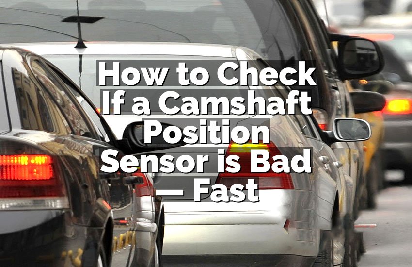 How to Check If a Camshaft Position Sensor is Bad — Fast