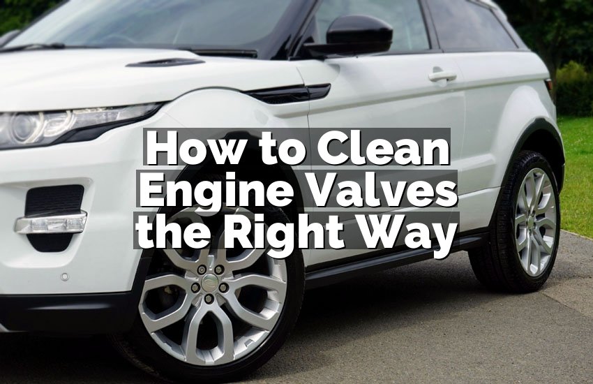 How to Clean Engine Valves the Right Way