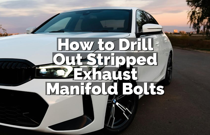 How to Drill Out Stripped Exhaust Manifold Bolts