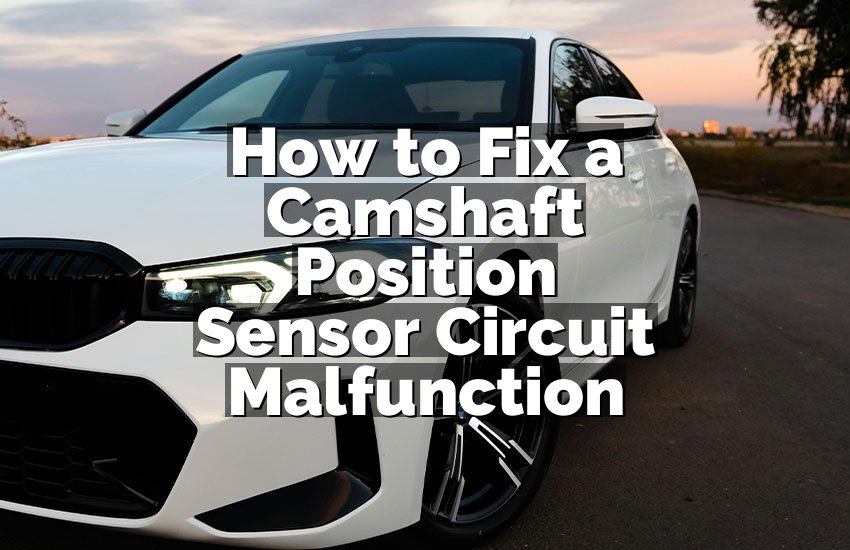 How to Fix a Camshaft Position Sensor Circuit Malfunction
