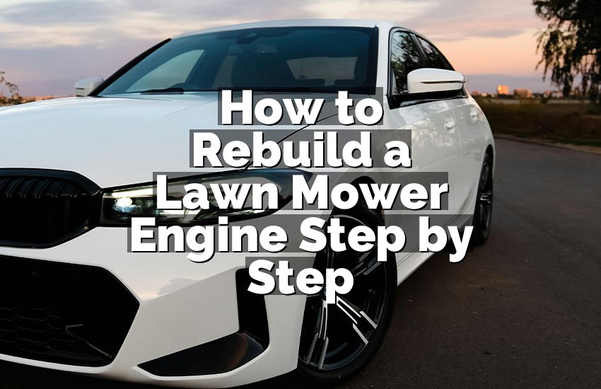How to Rebuild a Lawn Mower Engine Step by Step