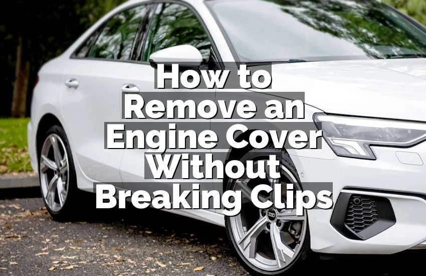How to Remove an Engine Cover Without Breaking Clips
