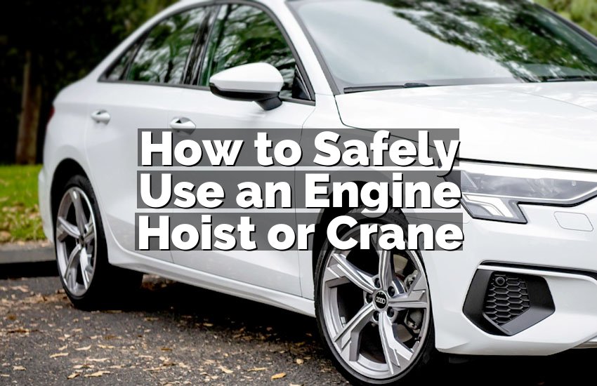 How to Safely Use an Engine Hoist or Crane