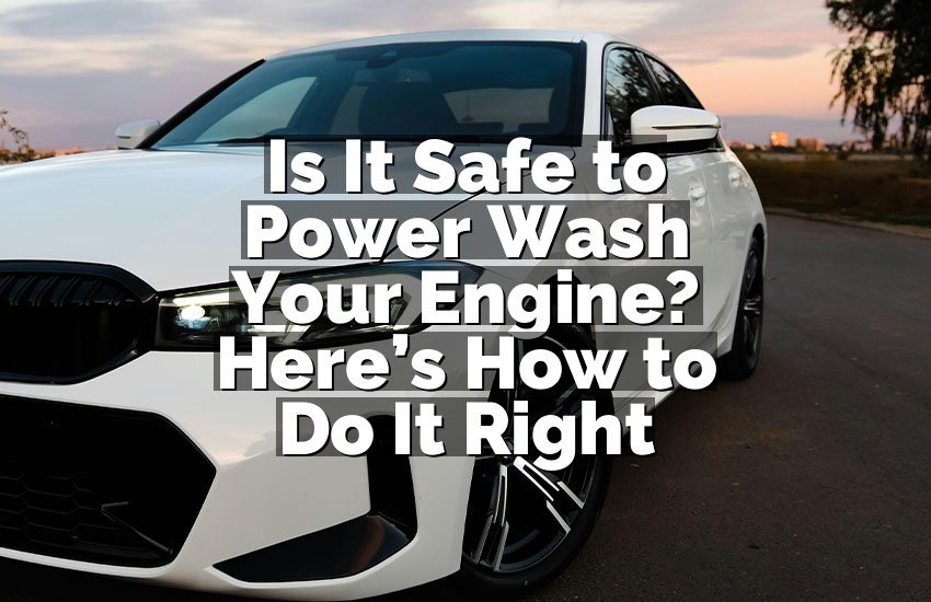Is It Safe to Power Wash Your Engine? Here’s How to Do It Right