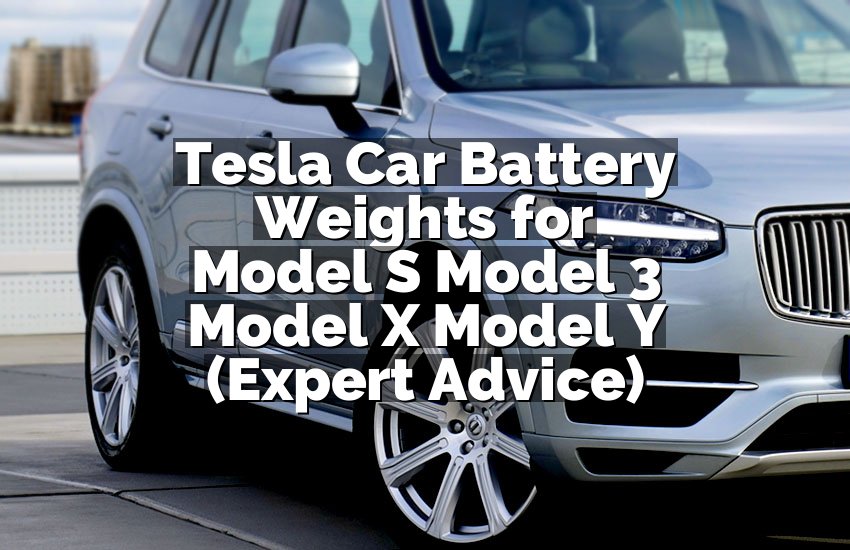 Tesla Car Battery Weights for Model S Model 3 Model X Model Y (Expert Advice)