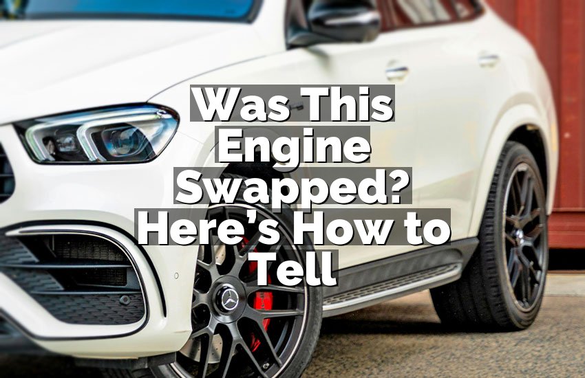 Was This Engine Swapped? Here’s How to Tell