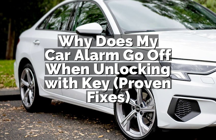 Why Does My Car Alarm Go Off When Unlocking with Key (Proven Fixes)